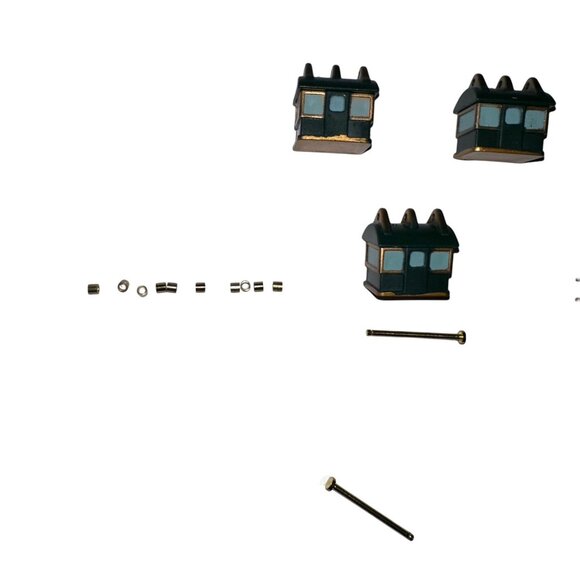 Read Mr Christmas Grand Ferris Wheel Replacement Compartments Green Pins Parts - Picture 2 of 3